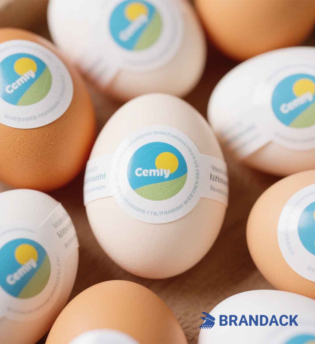 Custom Egg Food Label Printing | Egg Labelling and Packaging Company