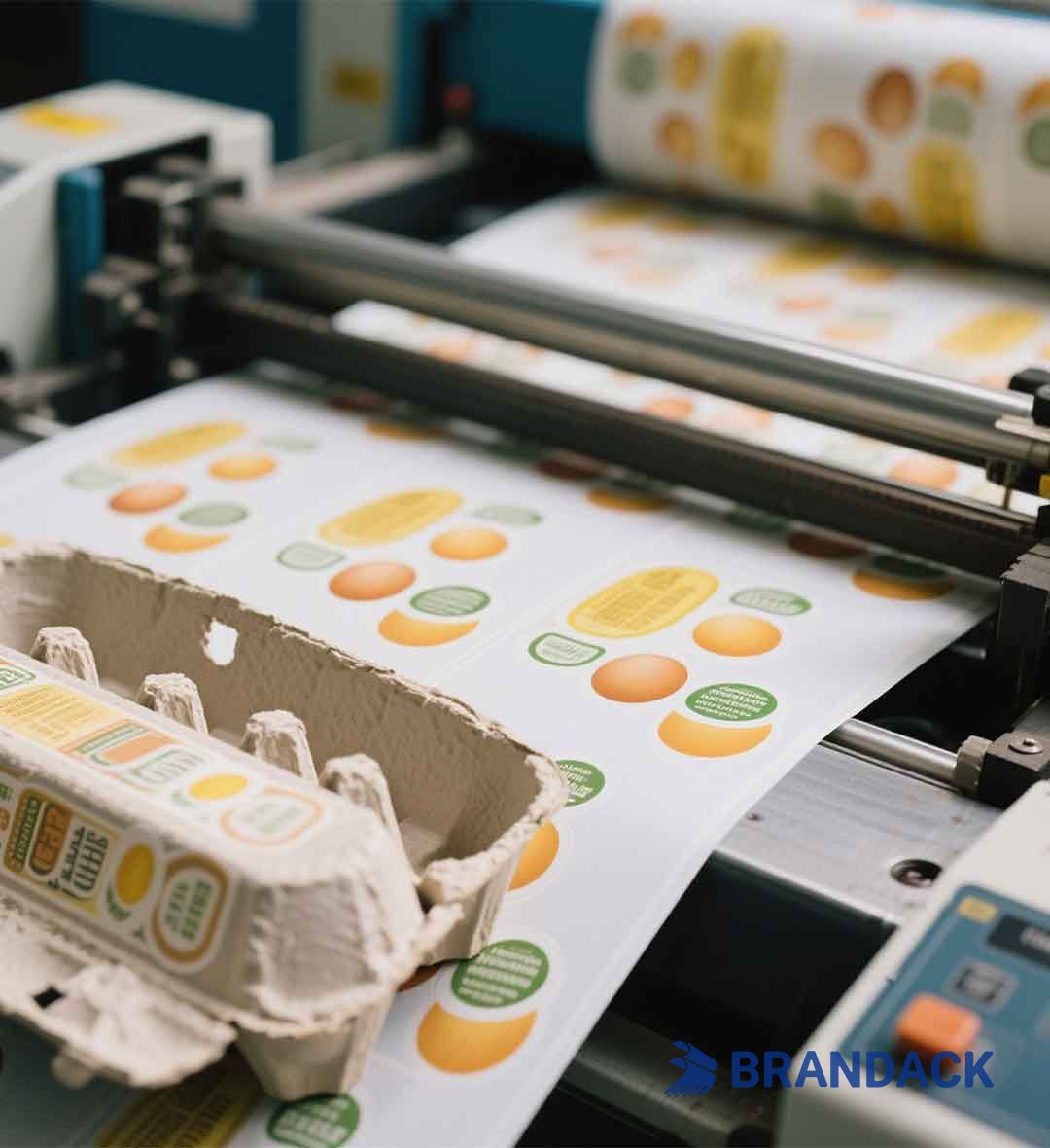 Custom Personalized Egg Carton Box Label Stickers to Stand Out