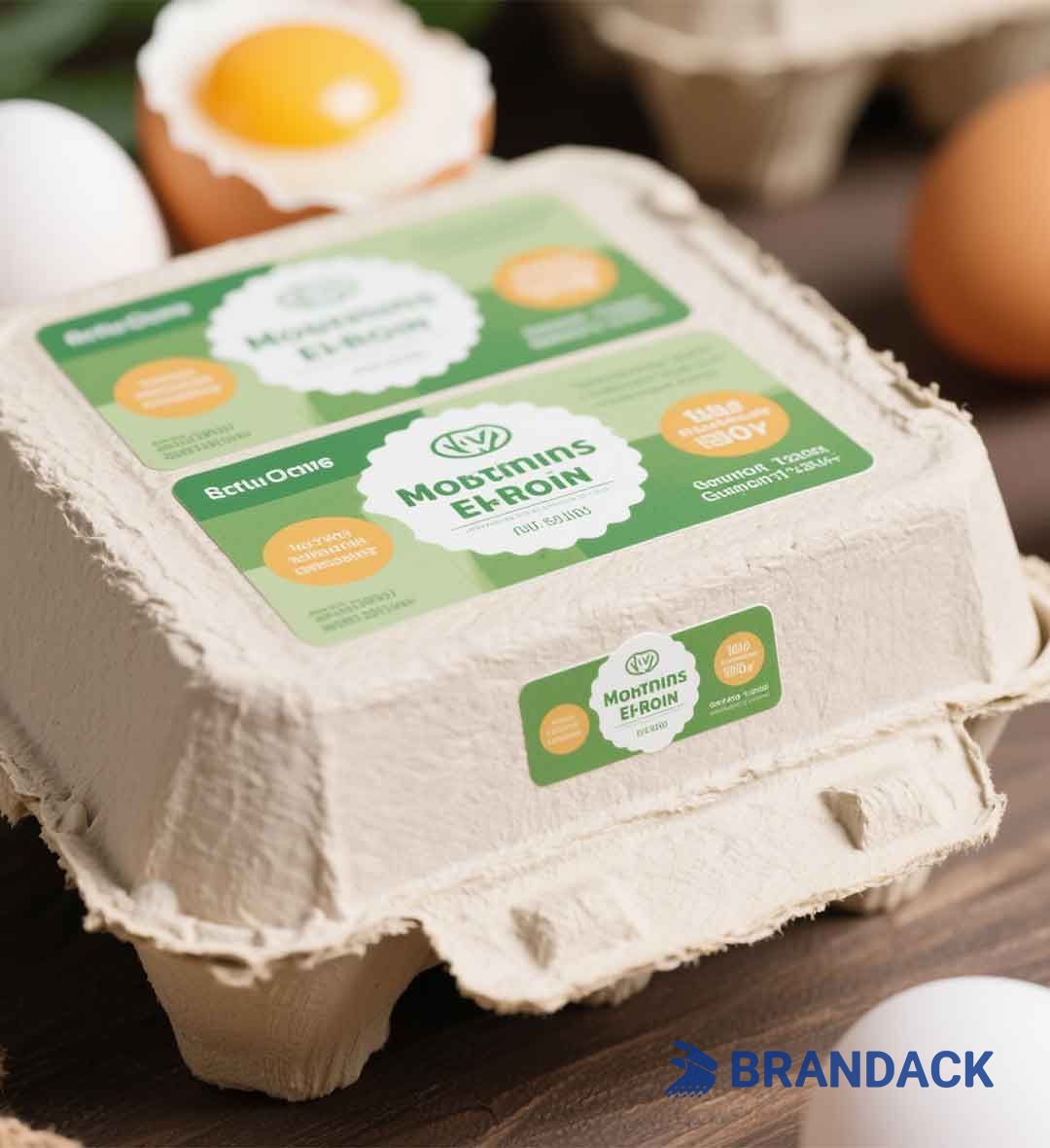 Custom Printed Egg Carton Labels | Make Your Own Egg Carton Box and Label
