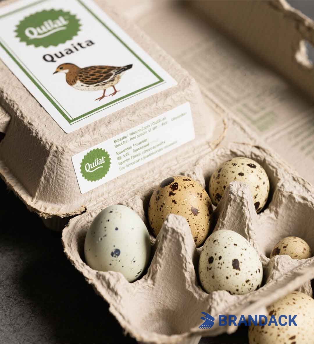 Custom Quail Egg Carton Box Labels | Design Your Own Egg Carton Labels