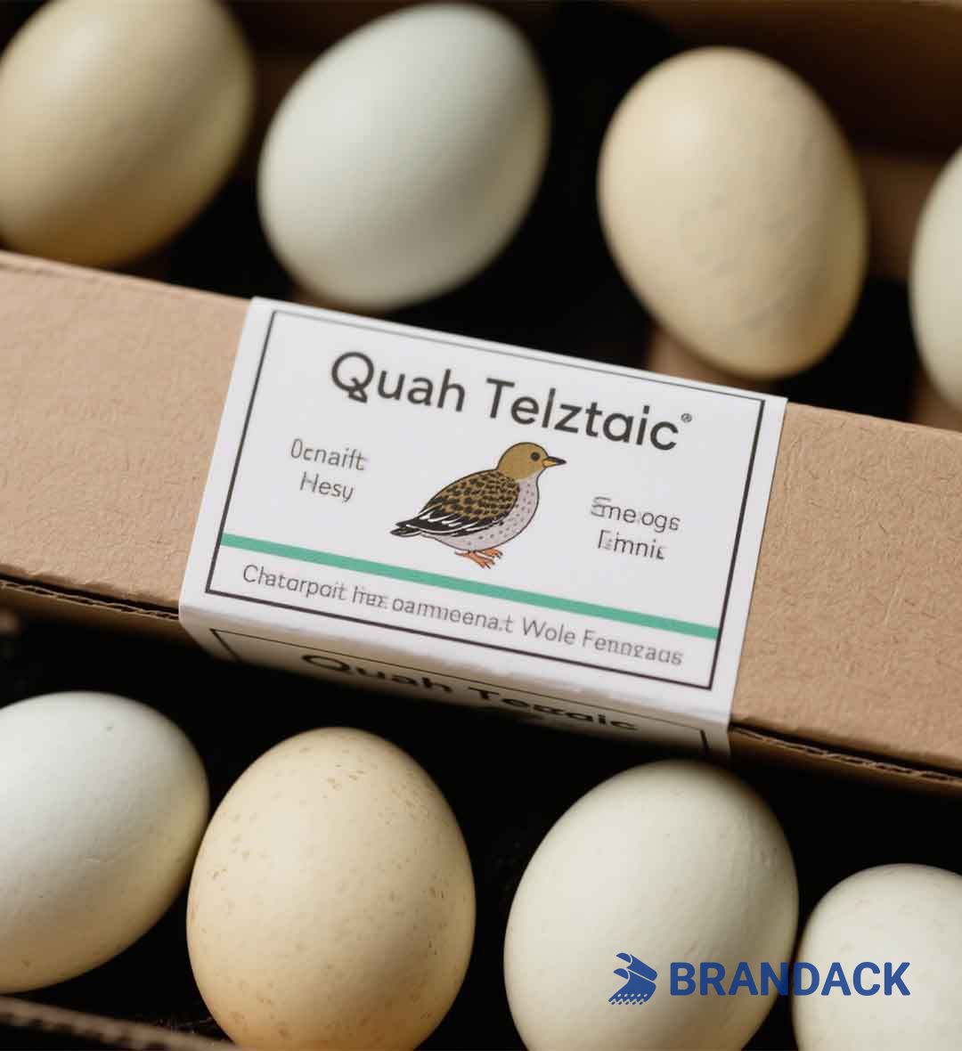Custom Quail Egg Carton Box Labels | Design Your Own Egg Carton Labels