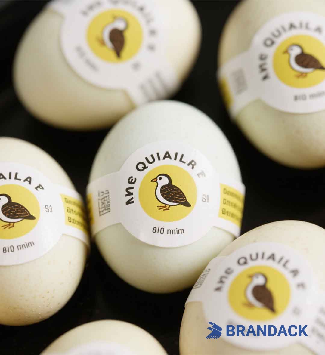 Custom Quail Egg Carton Box Labels | Design Your Own Egg Carton Labels