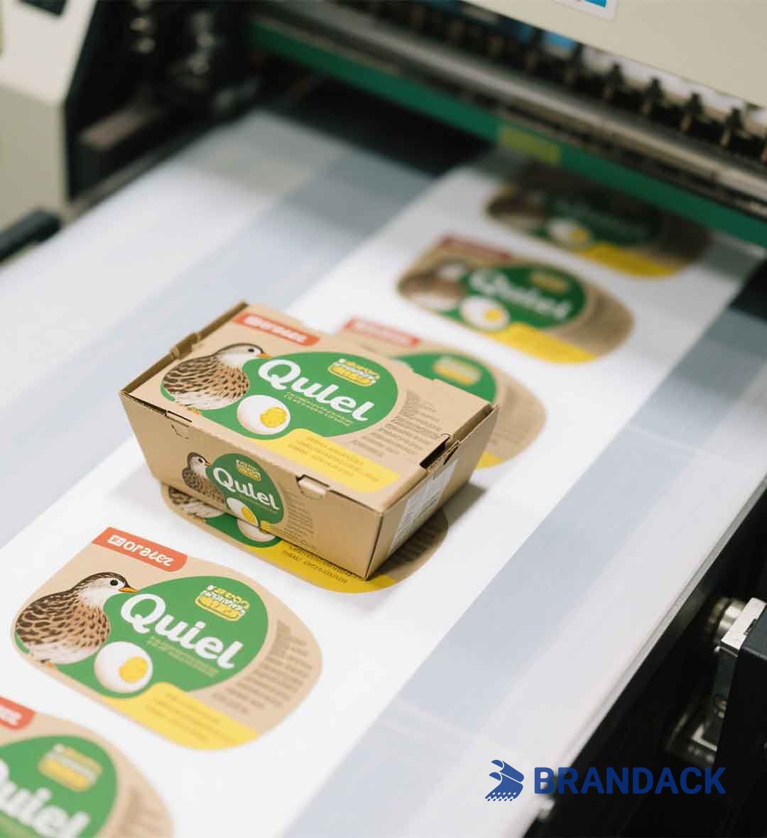 Custom Quail Egg Carton Box Labels | Design Your Own Egg Carton Labels