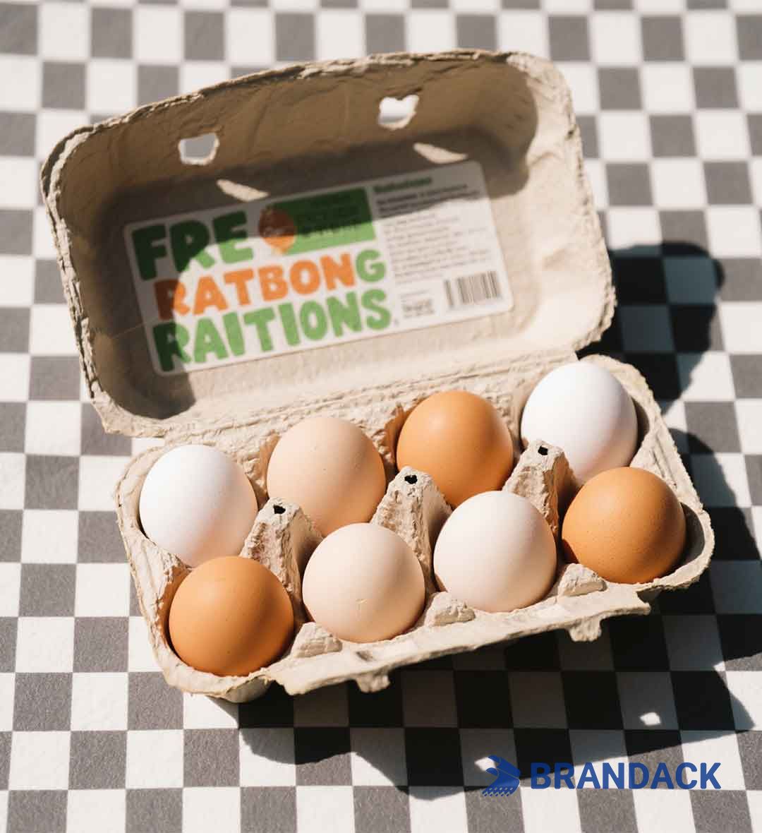 Custom Cage Free Egg Labels | Free Range Egg Box and Labelling