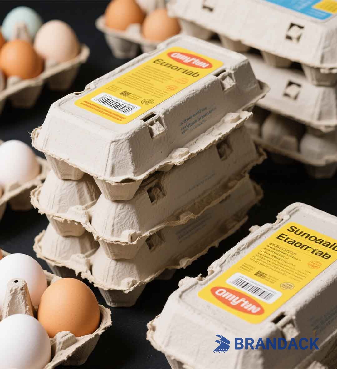 Egg Carton Box Label Design and Printing to Boost Your Brand Identity