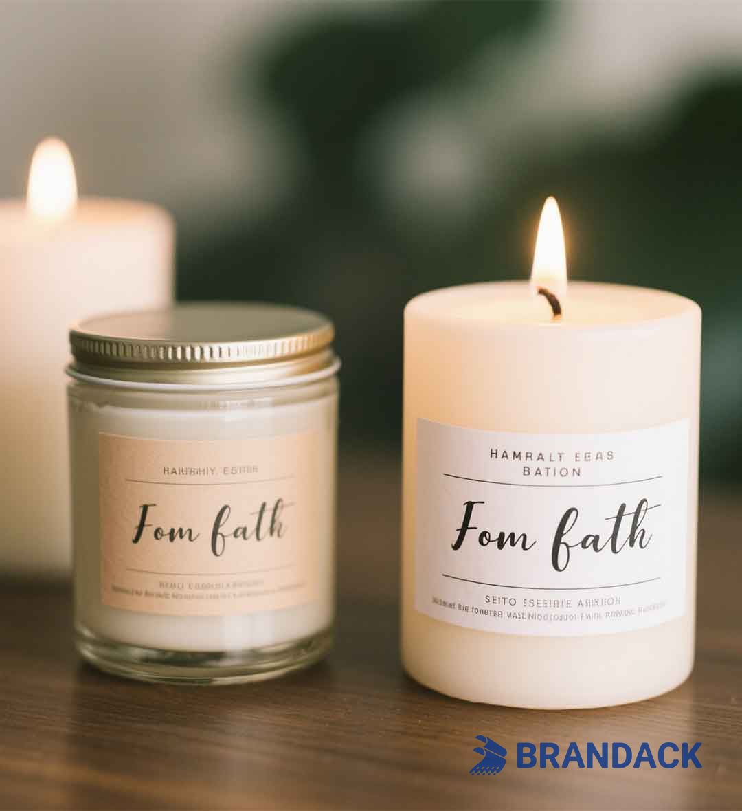 Custom Personalized Candle Labels for Unique Packaging to Stand Out