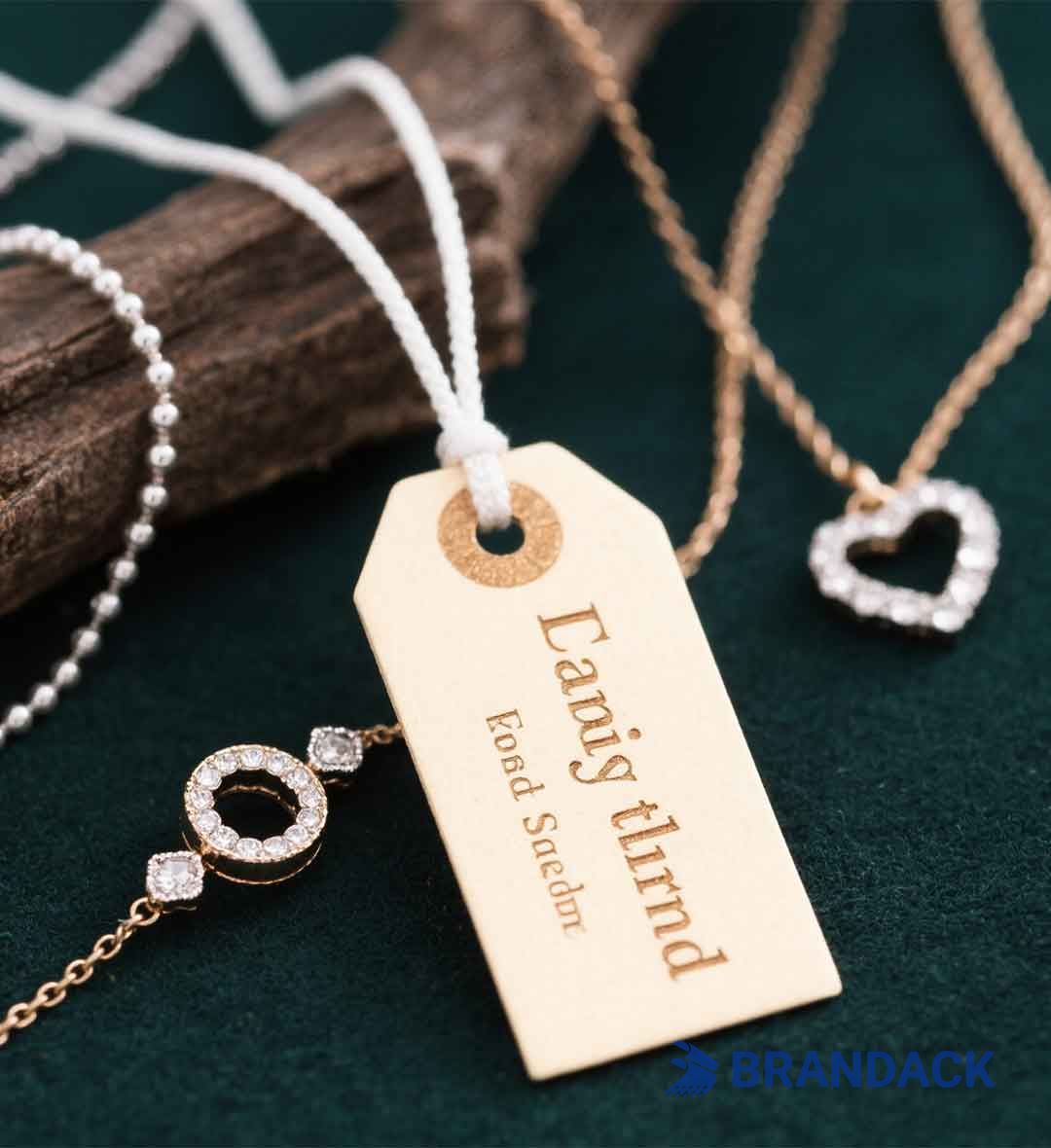 Custom Personalized and Branded Jewelry Tags with Your Logo
