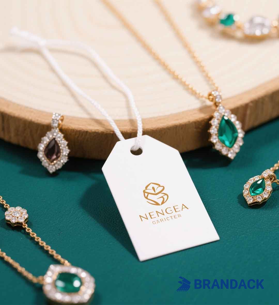 Custom Personalized and Branded Jewelry Tags with Your Logo