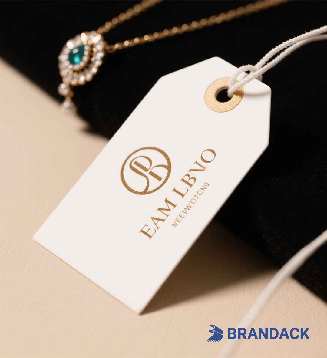 Custom Personalized and Branded Jewelry Tags with Your Logo