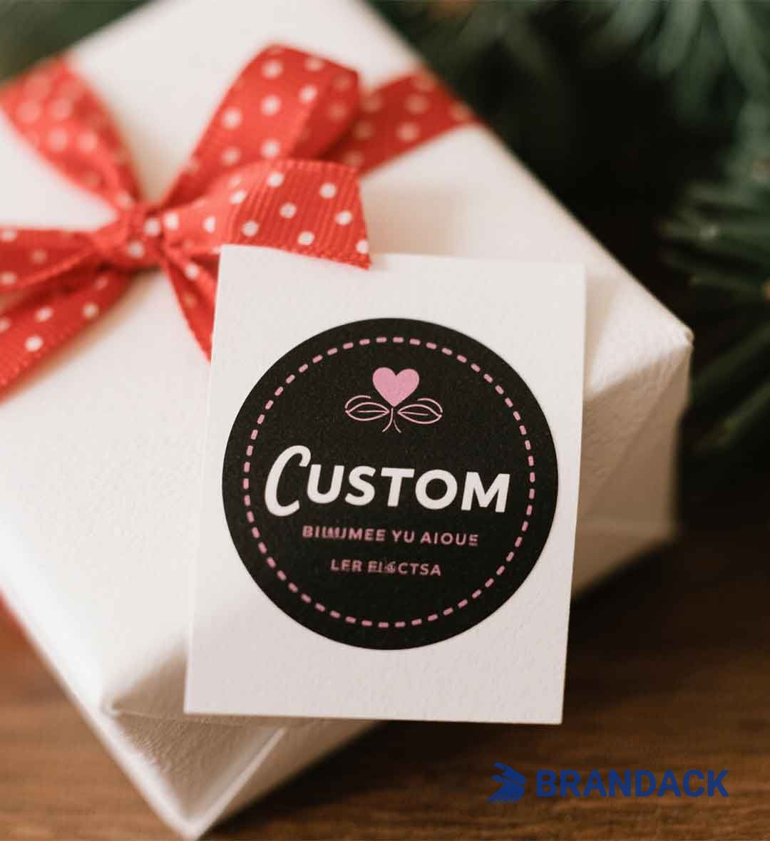Custom Gift Bag Lanyard Tags and Labels for Unique Brand Packaging