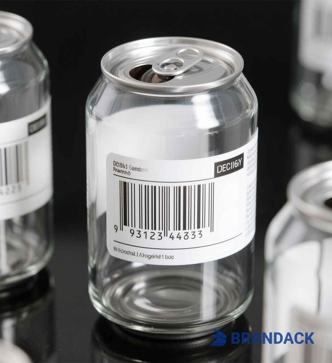 Transparent Barcode Labels Printing | Custom Clear Barcode Labels