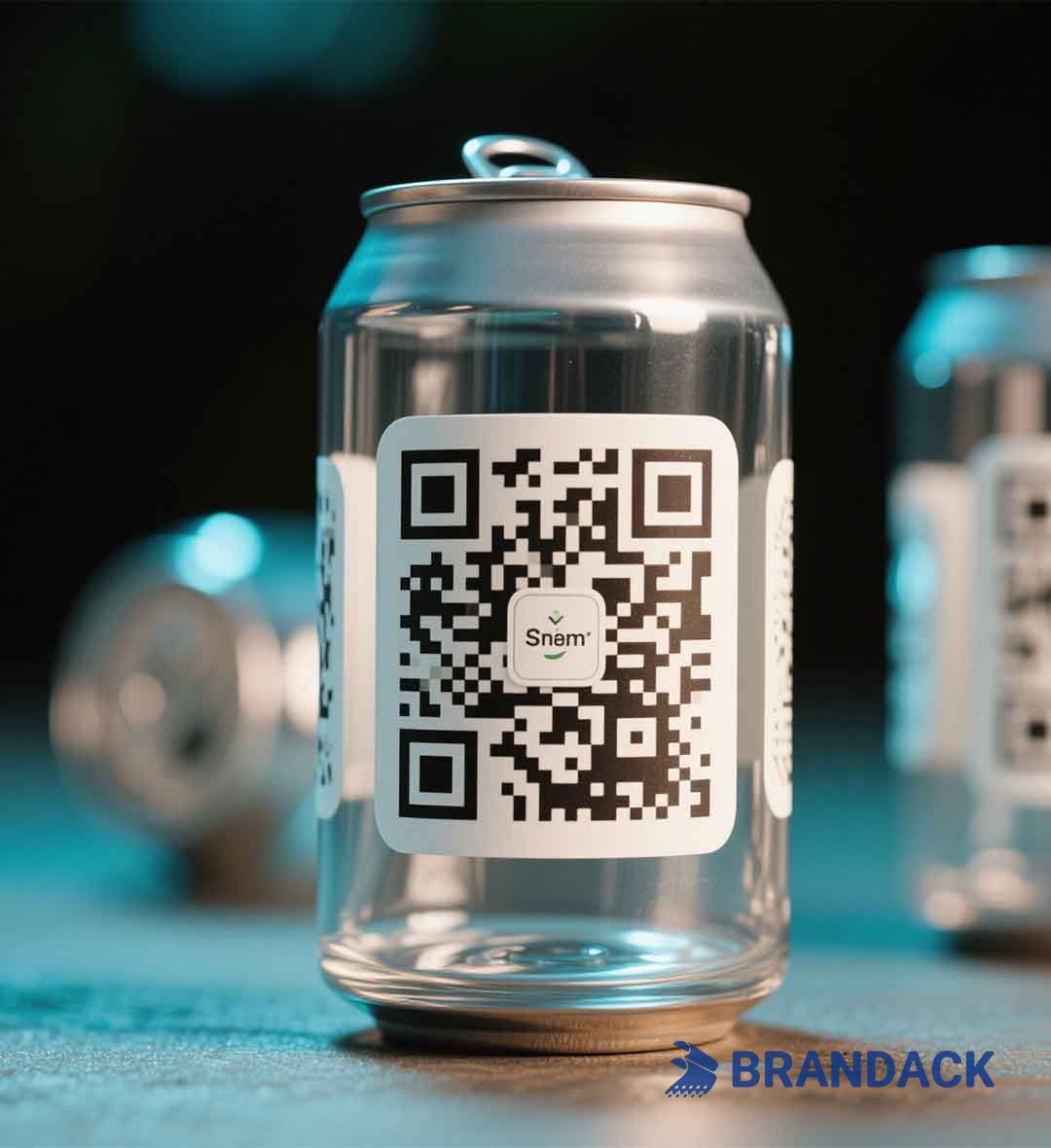 Custom Waterproof QR Code Stickers | Fast Printing QR Sticker With Logo