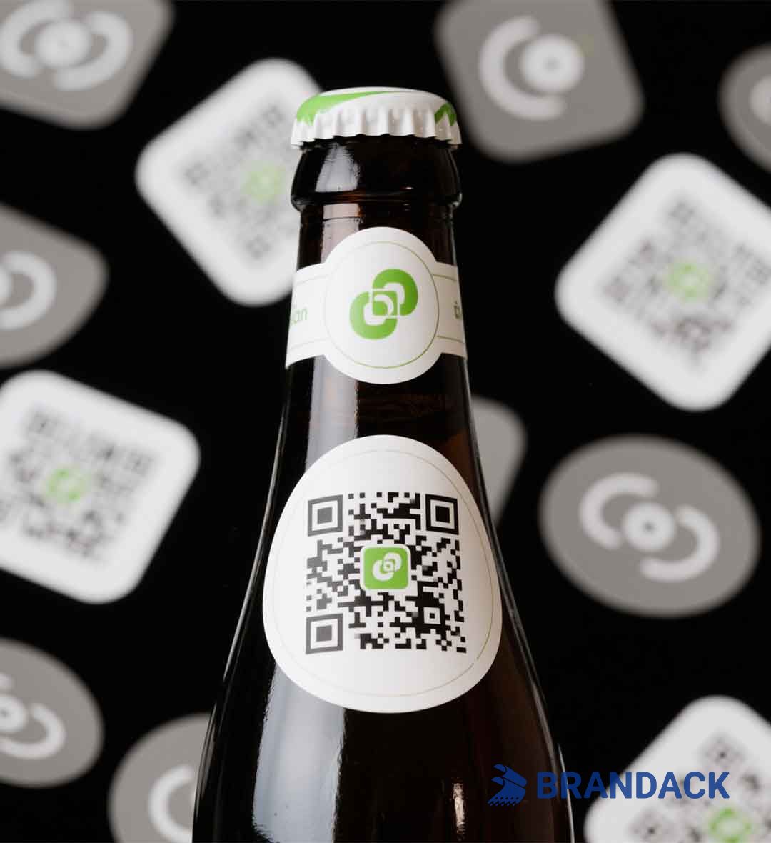 Custom Waterproof QR Code Stickers | Fast Printing QR Sticker With Logo