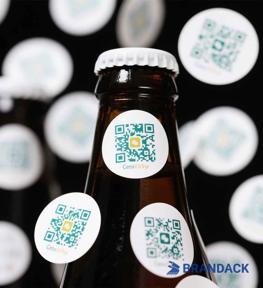 Custom Waterproof QR Code Stickers | Fast Printing QR Sticker With Logo