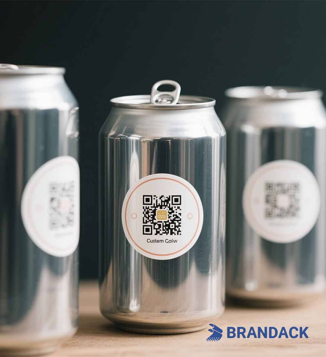 Custom Waterproof QR Code Stickers | Fast Printing QR Sticker With Logo