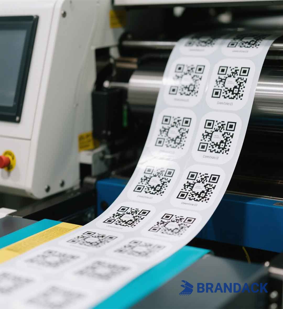 Custom Waterproof QR Code Stickers | Fast Printing QR Sticker With Logo