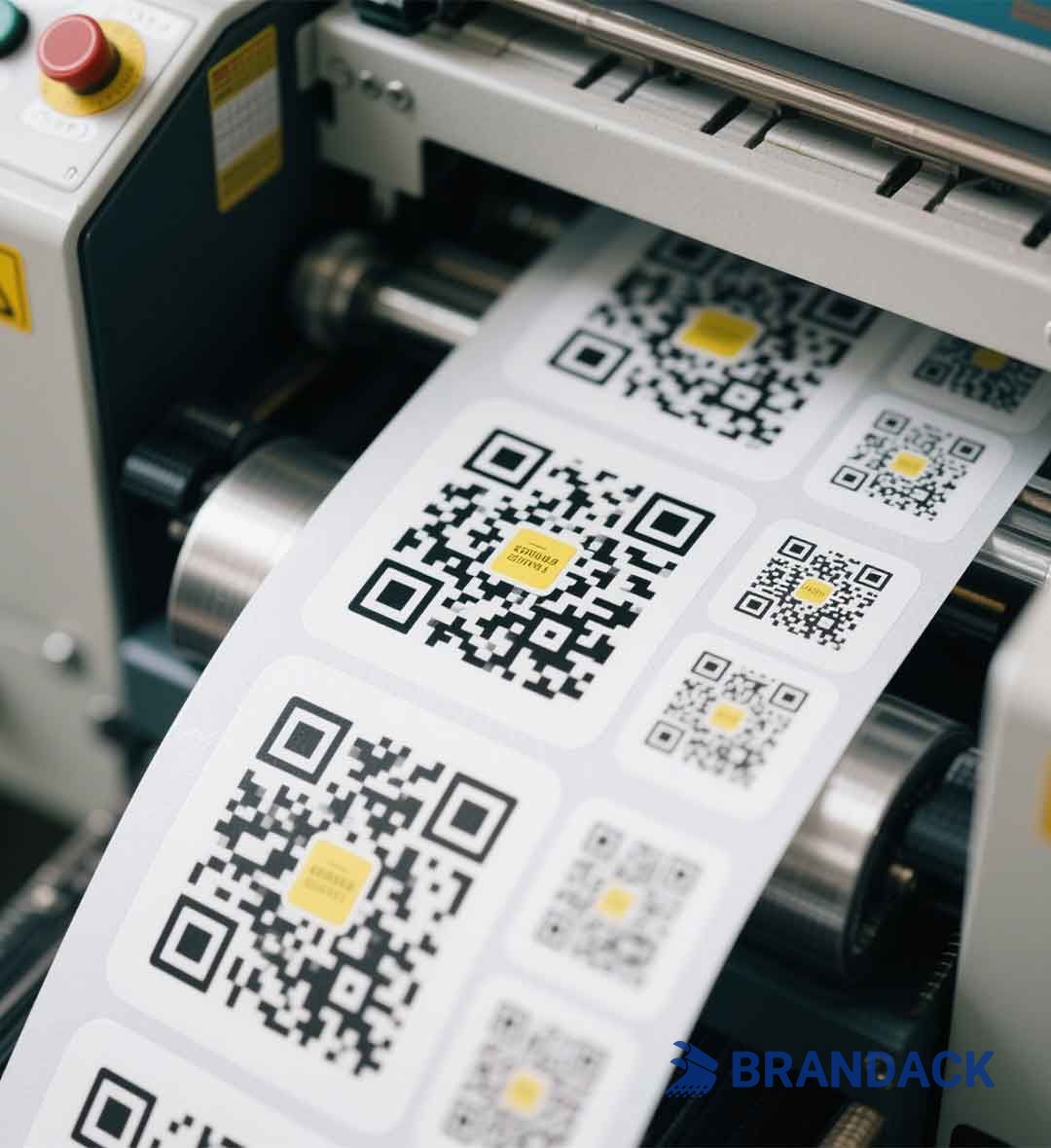 Custom Waterproof QR Code Stickers | Fast Printing QR Sticker With Logo