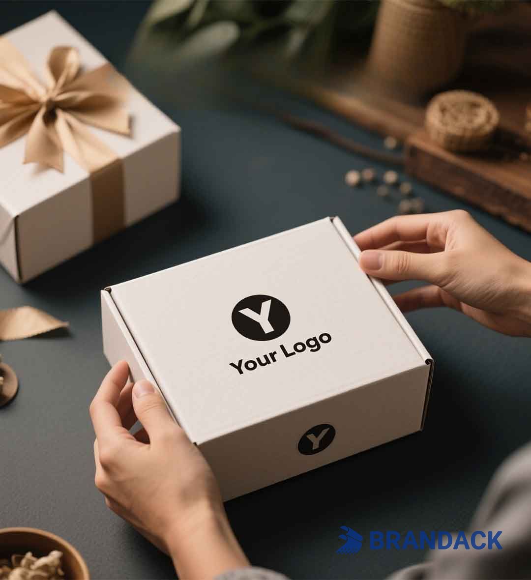 Corporate Client Gift Boxes with Logo | Custom Company Gift Box Packaging