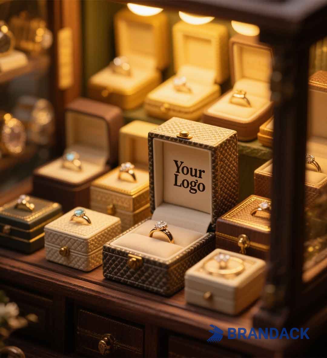 Custom Engraved Jewelry Gift Packaging Boxes Bulk Wholesale Supplier