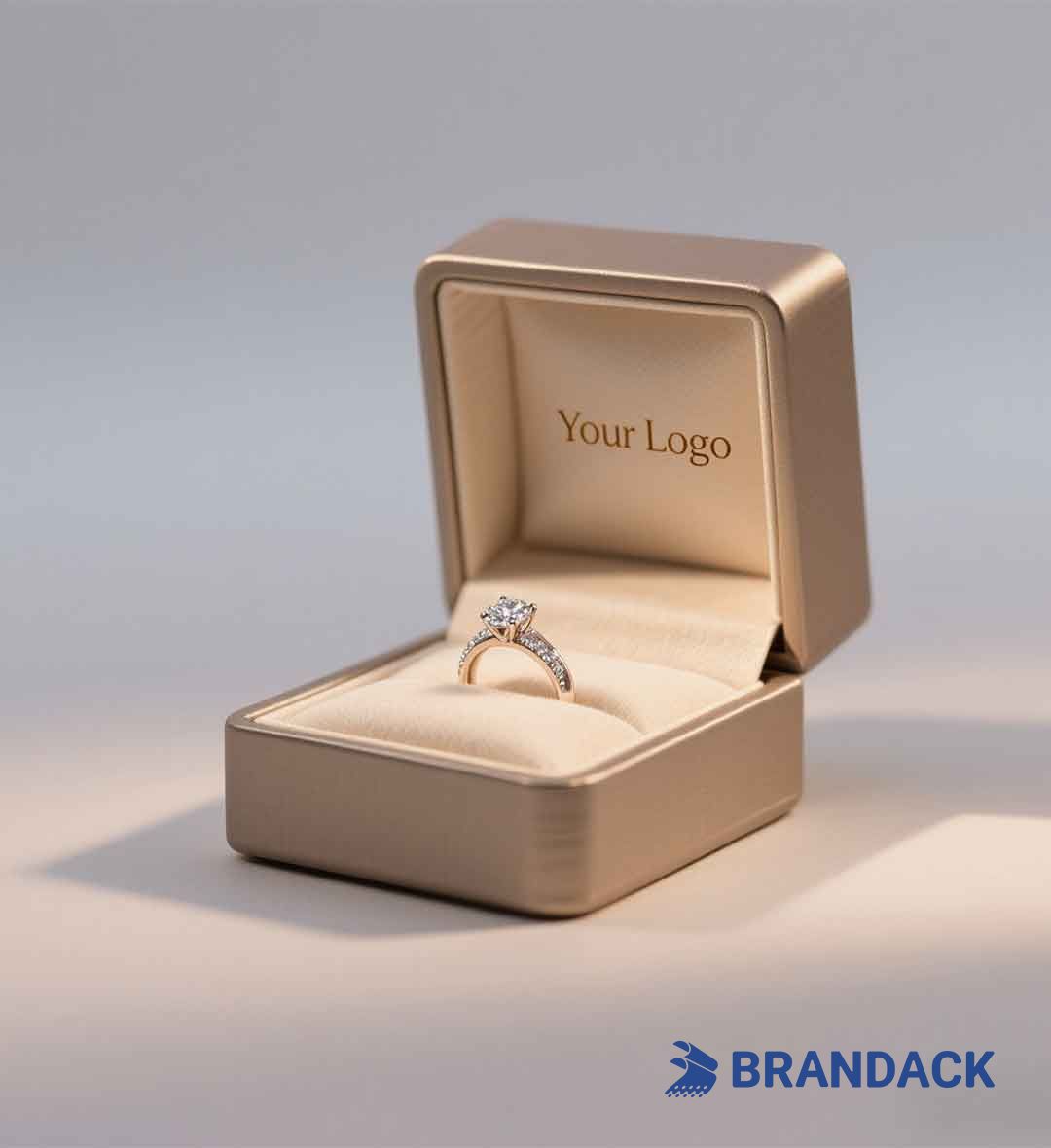 Personalized Jewelry Ring Box Bulk Wholesale Brand Gift Boxes Supplies