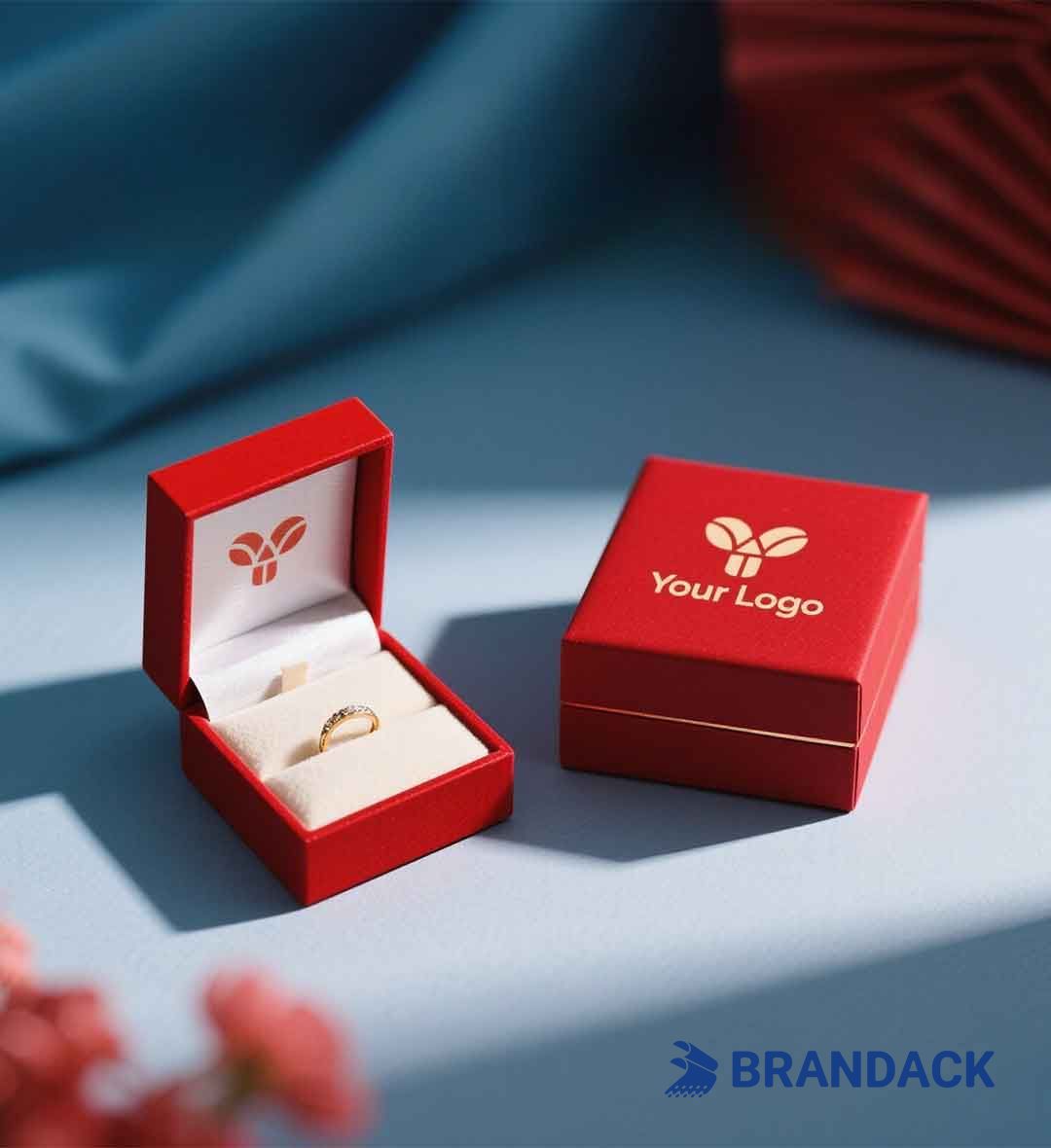 Personalized Jewelry Ring Box Bulk Wholesale Brand Gift Boxes Supplies