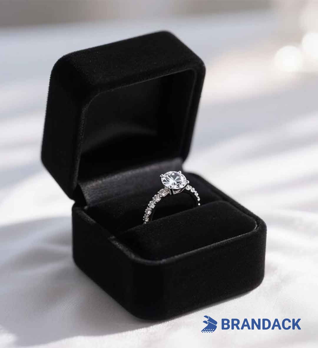 Personalized Jewelry Ring Box Bulk Wholesale Brand Gift Boxes Supplies