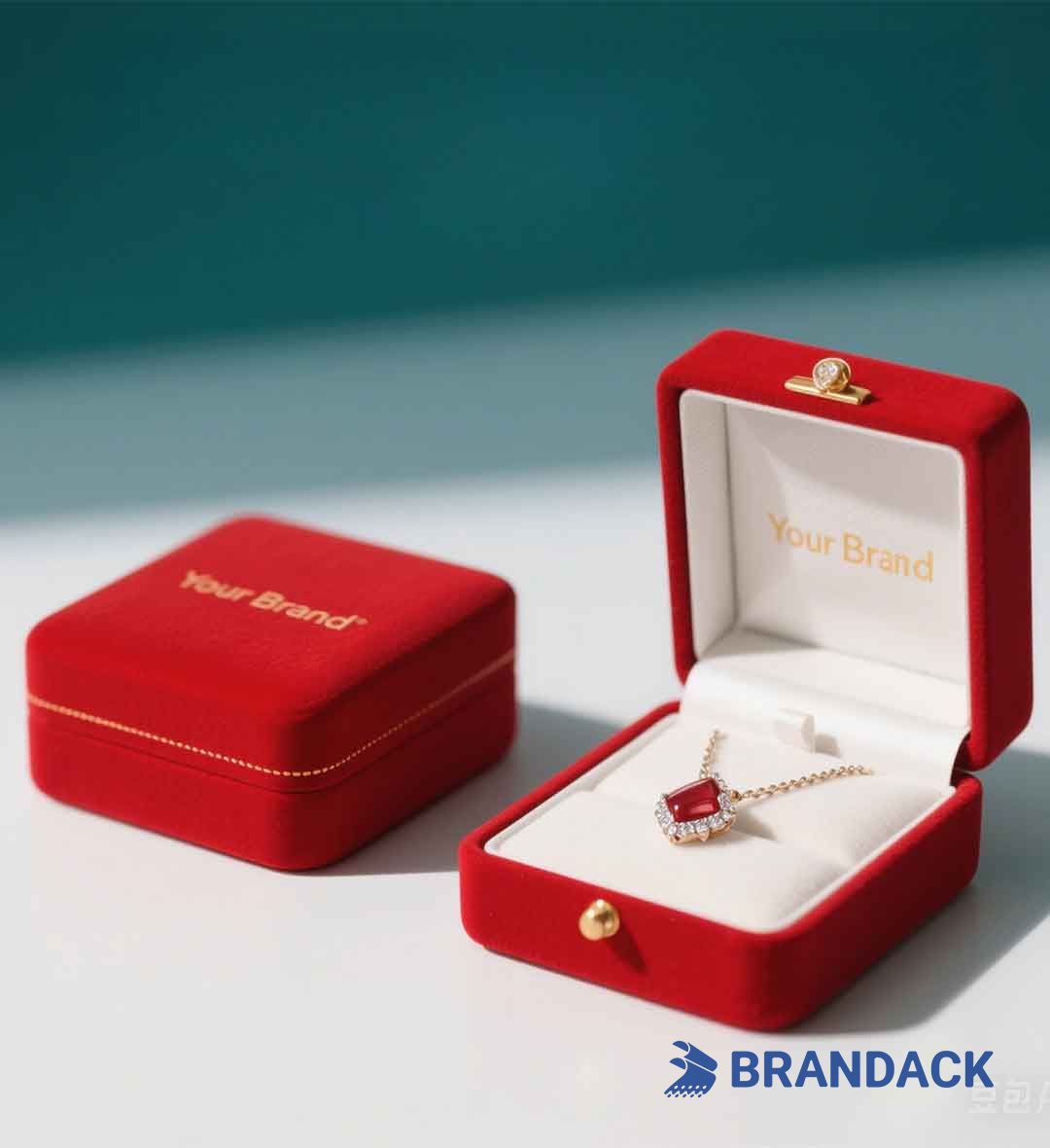Custom Luxury Heart Shape Jewelry Boxes with Logo by Unique Design
