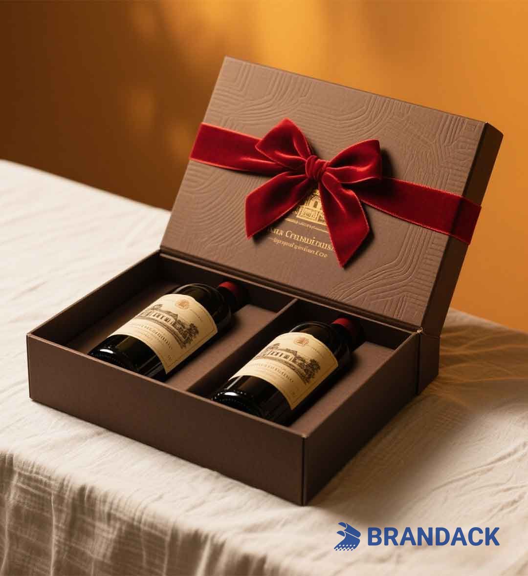 Custom Personalized Corporate Wine Bottle Gift Boxes Wholesale Vendor