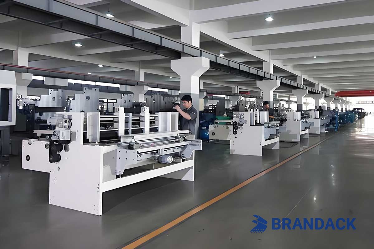 Fully Automatic Integrated Die-Cutting Packaging Production Lines Built in Our Factory