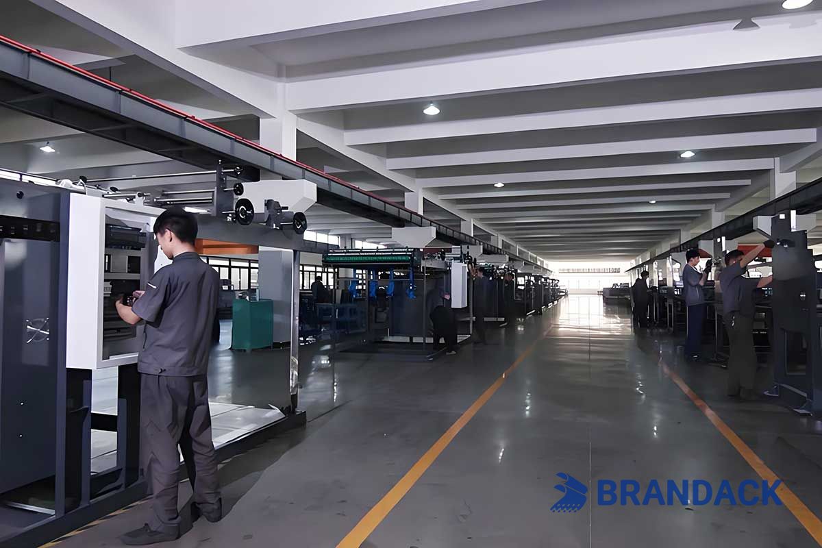 Fully Automatic Integrated Die-Cutting Packaging Production Lines Built in Our Factory