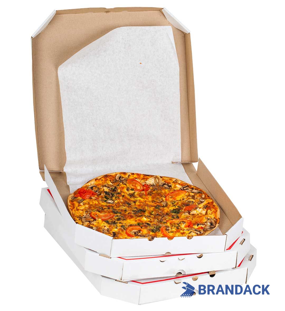 Custom Printed Cardboard Pizza Boxes with Logo Takeaway Packaging