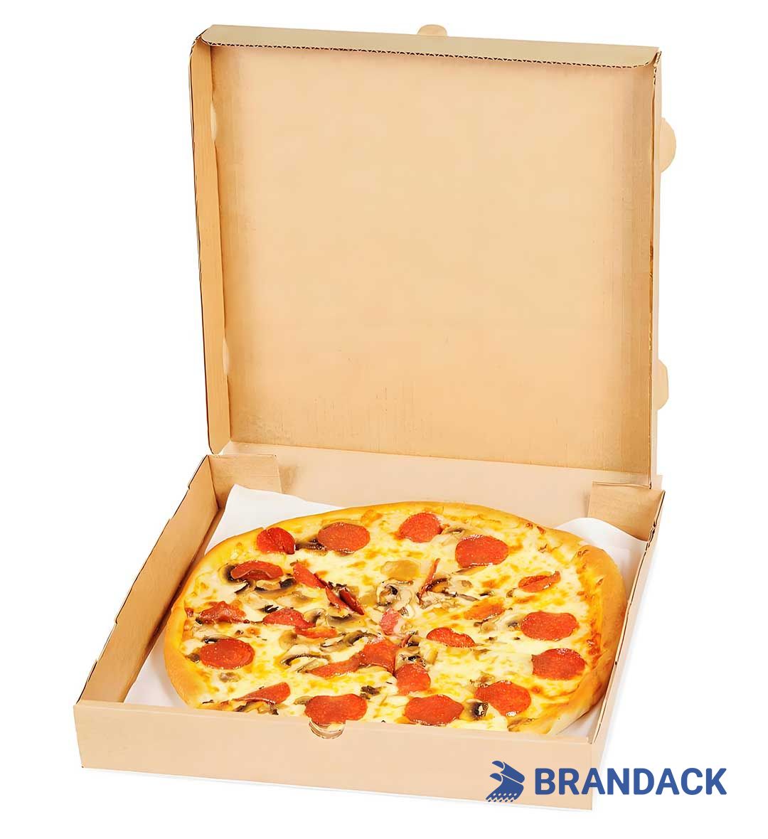 Custom Printed Cardboard Pizza Boxes with Logo Takeaway Packaging