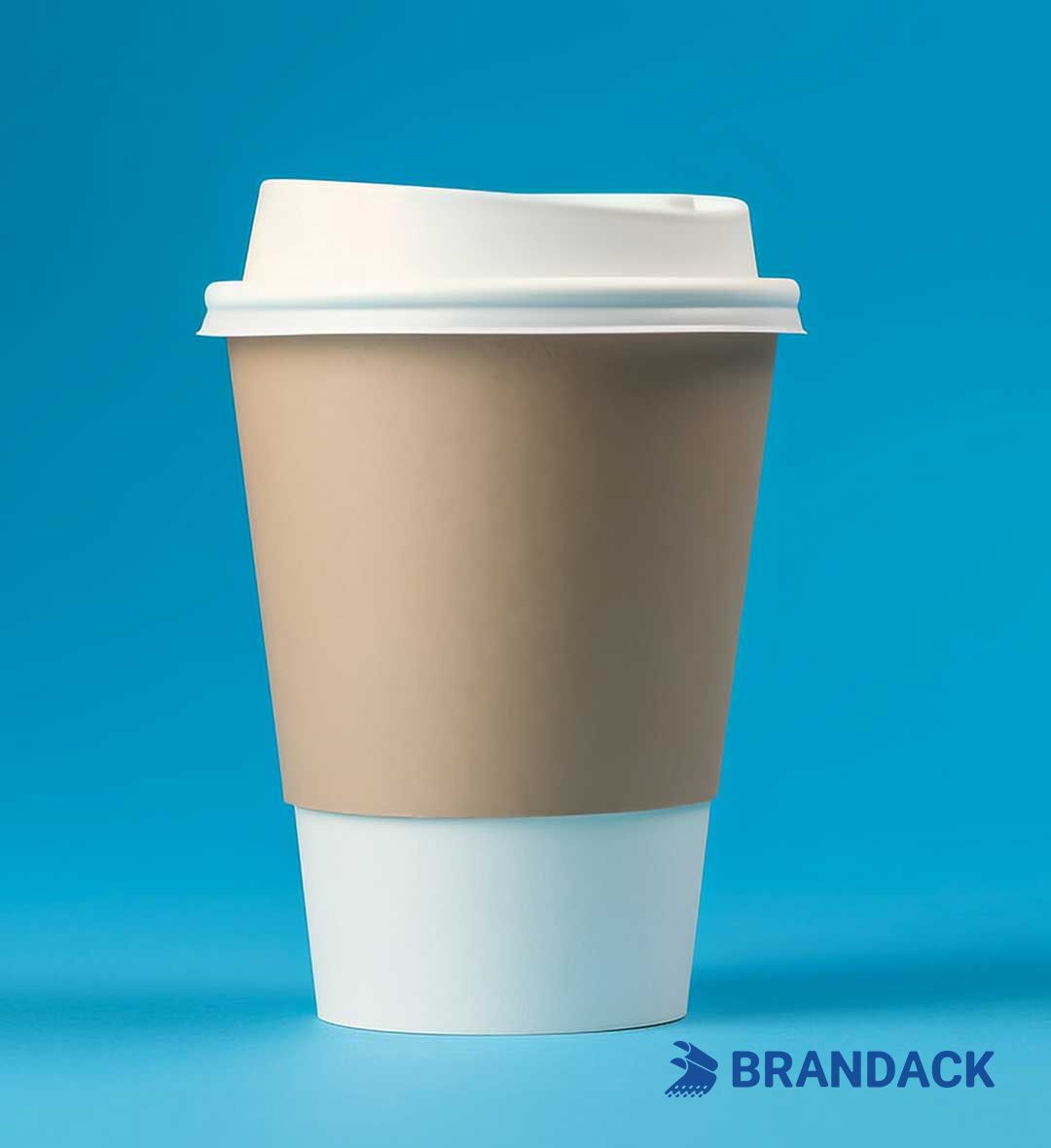 Custom Printed Paper To Go Coffee Cups with Lids