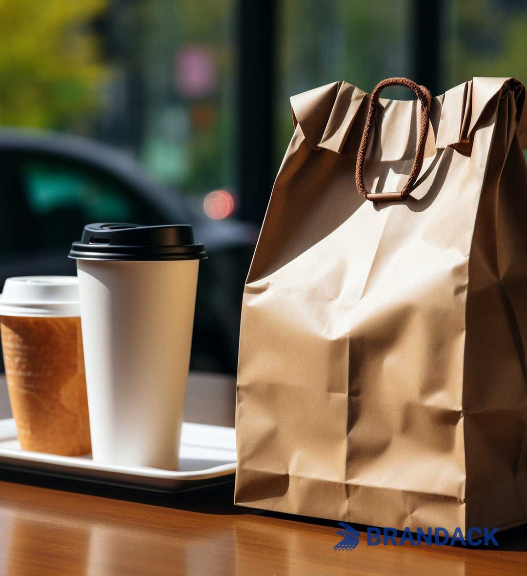 Custom Printed Paper To Go Coffee Cups with Lids