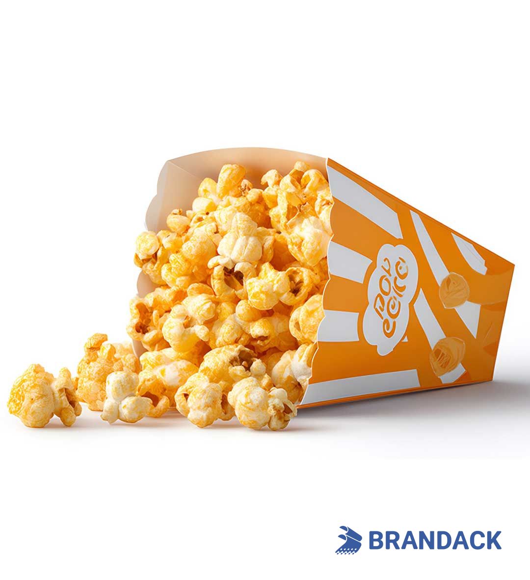 Custom Paper Movie Popcorn Bucket with Logo | Personalized Cinema Popcorn Cup Container