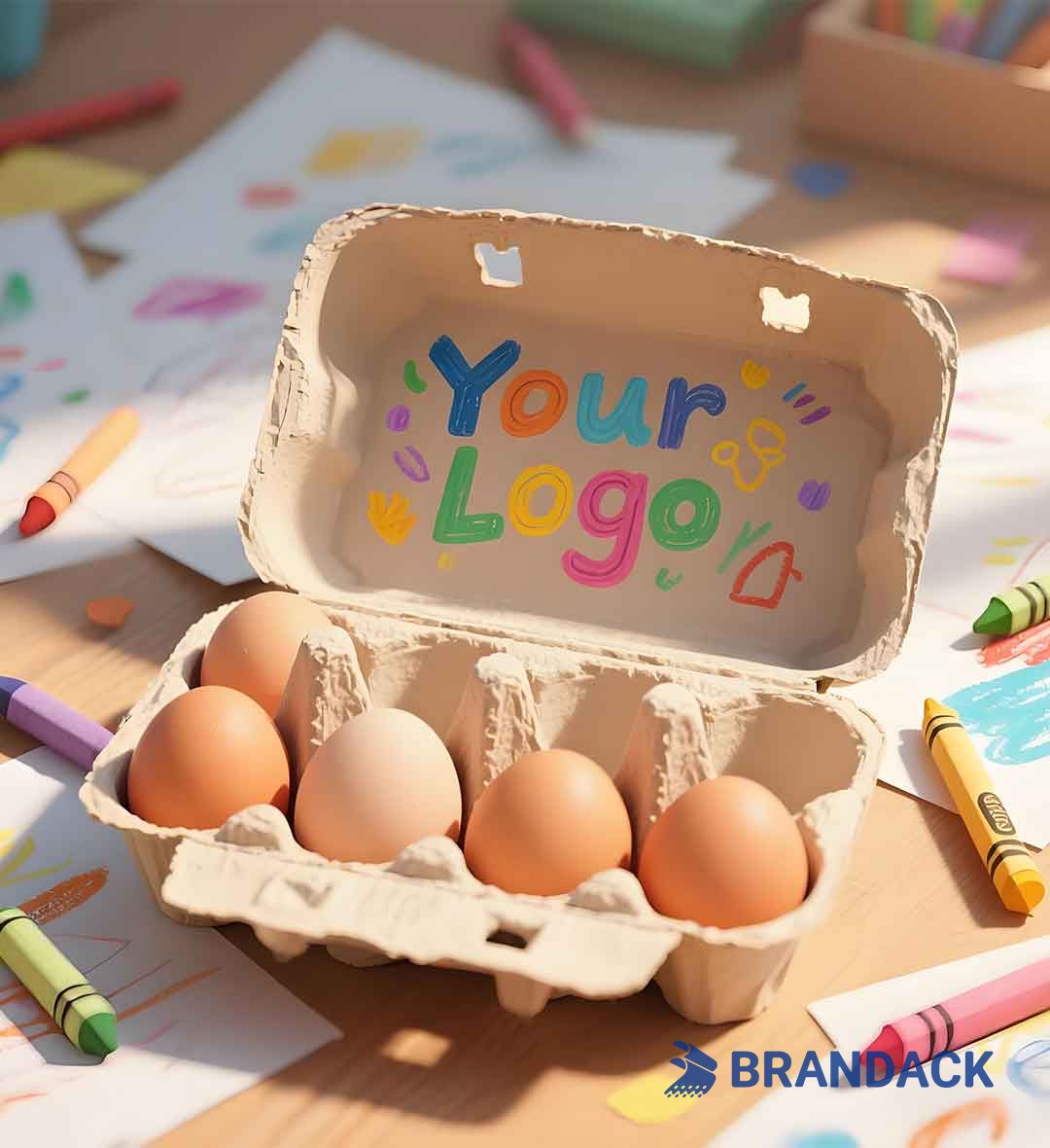 Bulk Egg Carton Boxes Cheap for Sale | Custom Printed Egg Cardboard Box