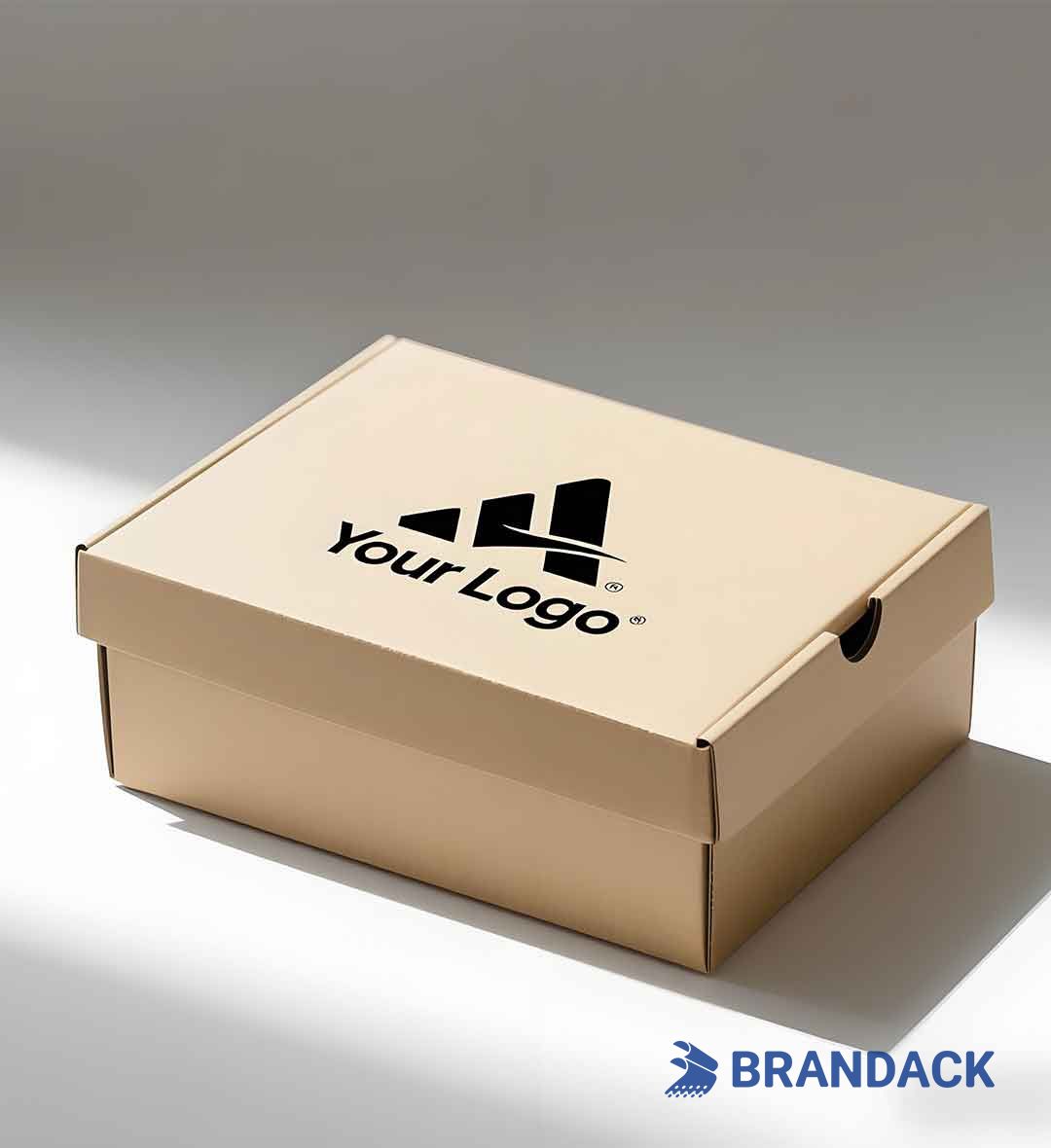 Custom Cardboard Shoe Boxes with Lids Packing Storage for Shipping