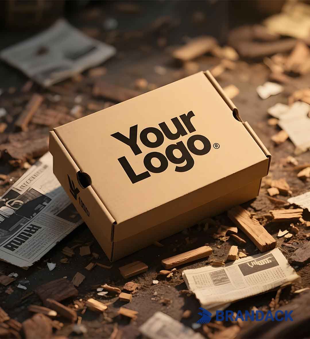 Custom Cardboard Shoe Boxes with Lids Packing Storage for Shipping