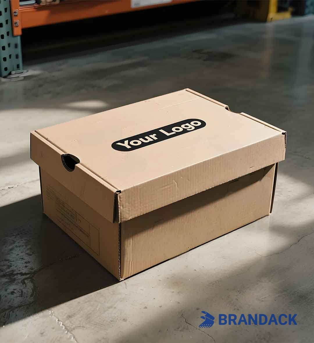 Custom Cardboard Shoe Boxes with Lids Packing Storage for Shipping