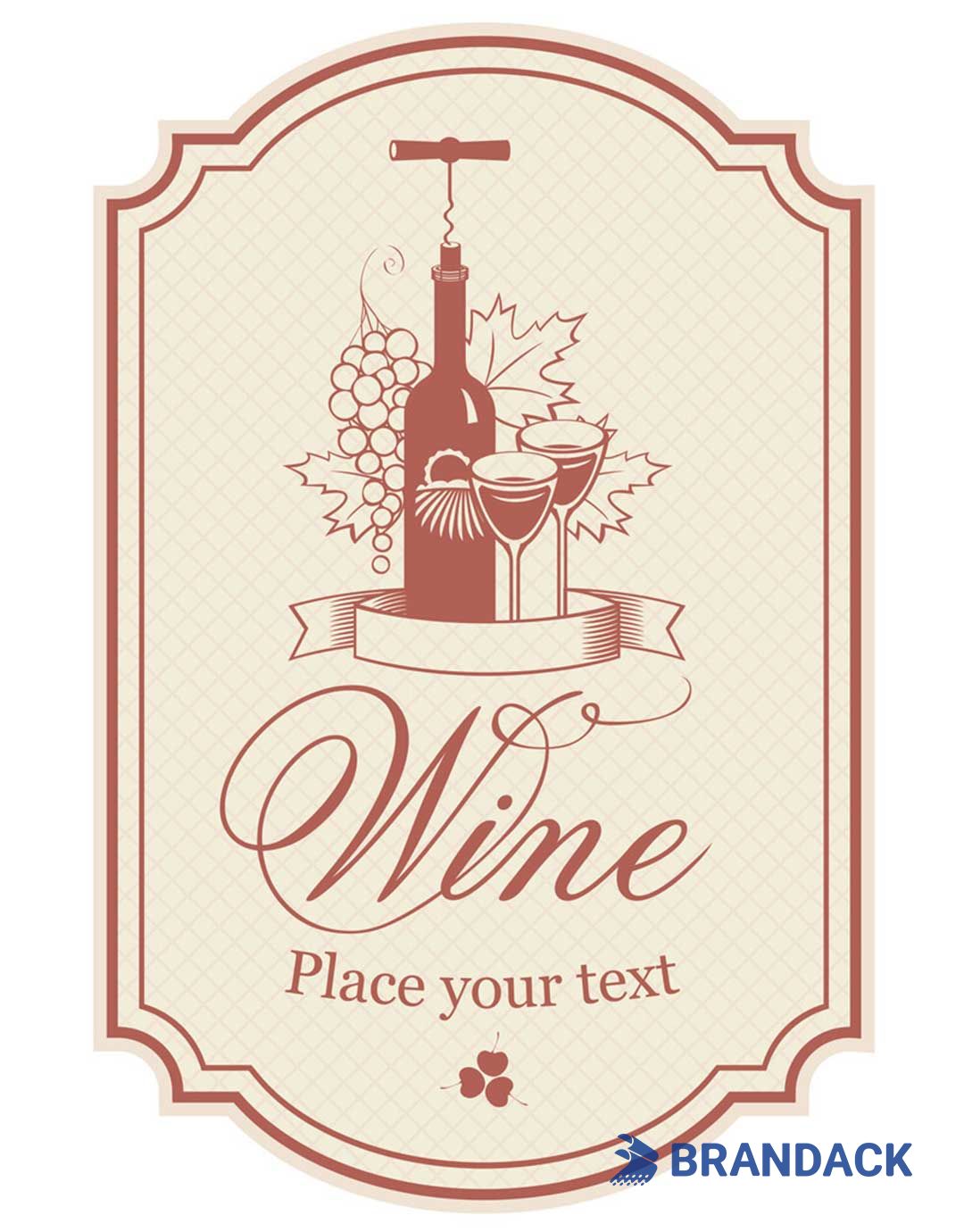 Custom Made Wine Bottle Labels Printing | Customised Winery Label Design