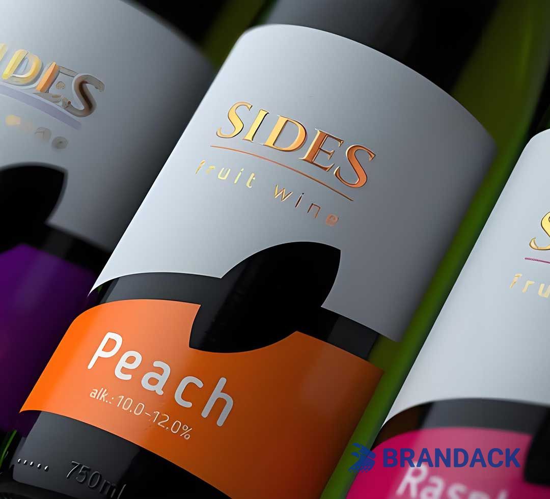 Custom Wine Bottle Label Stickers Printing