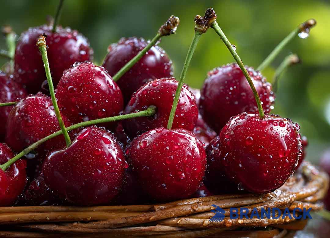 Custom Premium Cherry Ripe Fruit Boxes, 1kg 2kg 5kg Cherry Gift Packaging Box Delivery