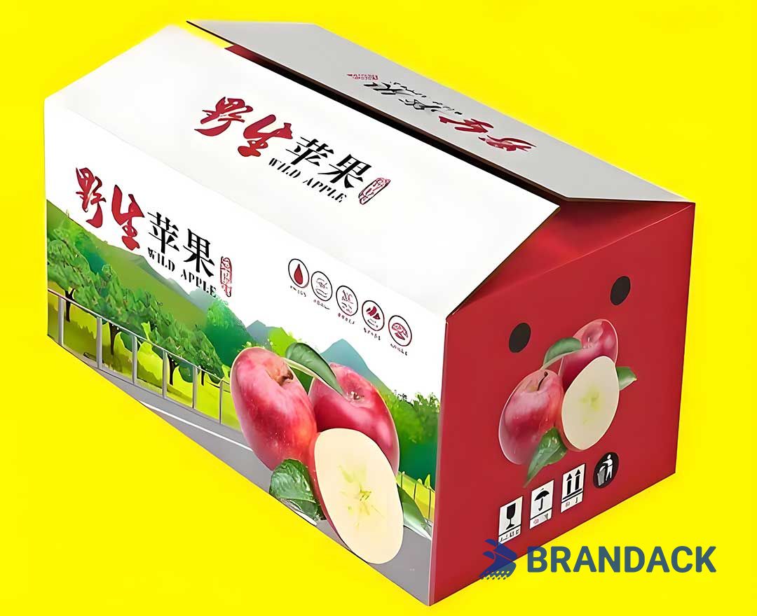 Custom Apple Fruit Packaging Boxes Design, Apple Carton Package and Shipping Boxes