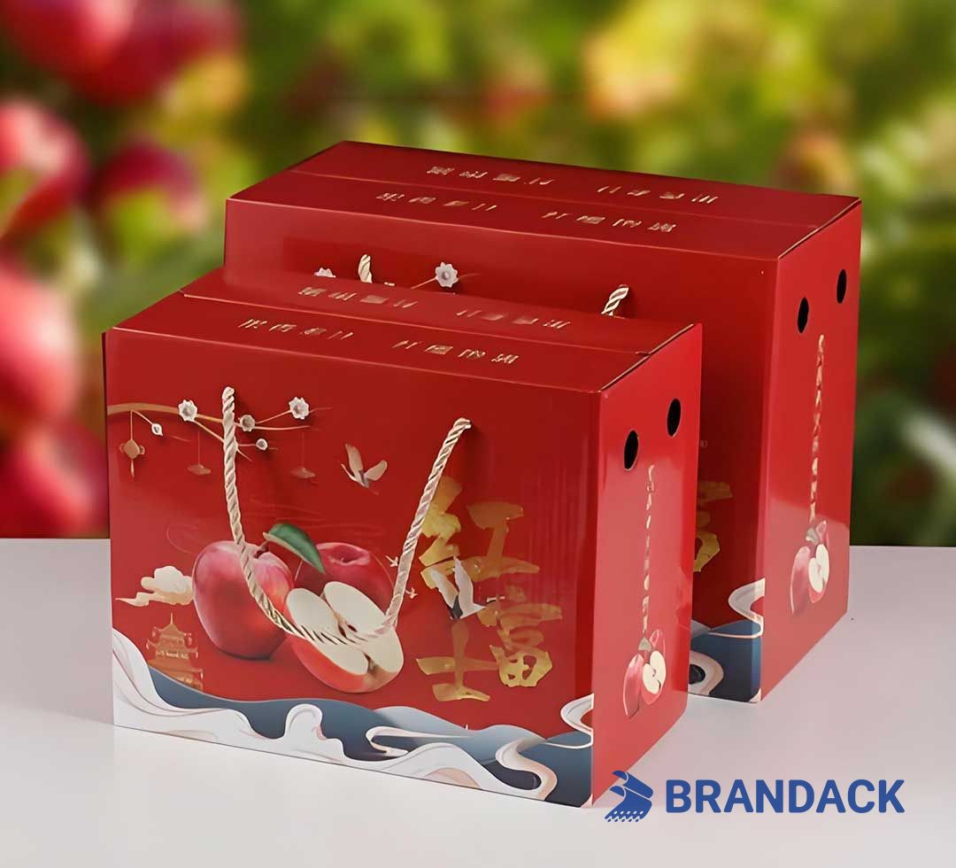 Custom Apple Fruit Packaging Boxes Design, Apple Carton Package and Shipping Boxes