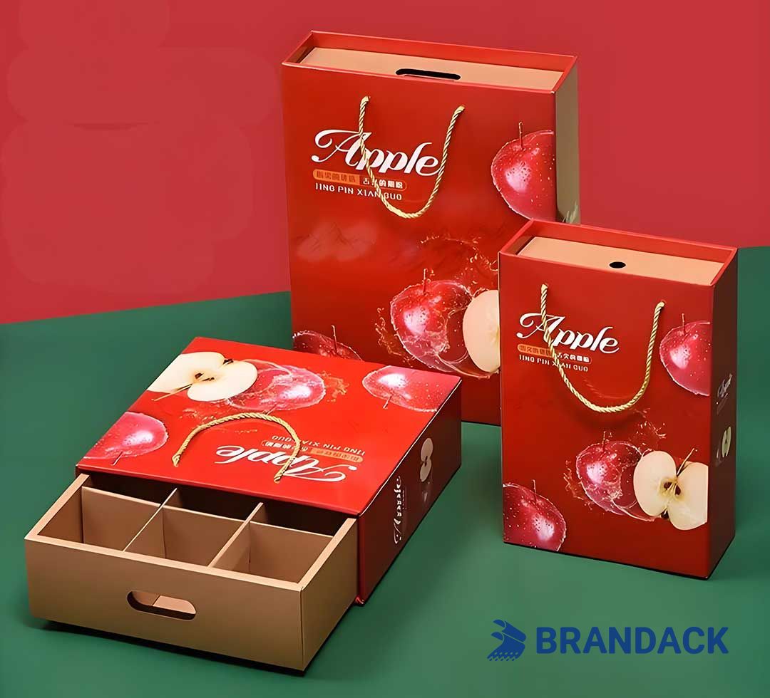 Custom Apple Fruit Packaging Boxes Design, Apple Carton Package and Shipping Boxes