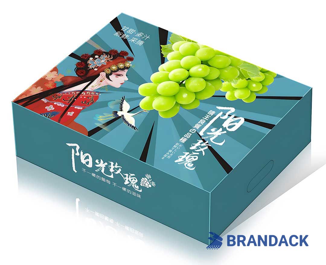 Custom Grape Fruit Packaging Boxes, Grape Packing Boxes for Moving