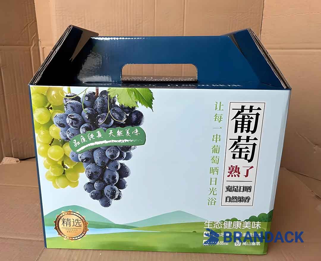Custom Grape Fruit Packaging Boxes, Grape Packing Boxes for Moving
