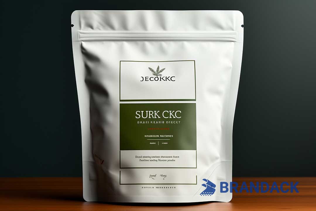 Custom Coffee Packaging Pouches Tailored to Brands, Compostable Kraft Coffee Pouch Packets