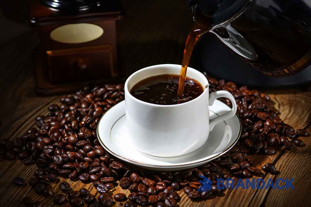Compostable Kraft Paper Coffee Bags Wholesale, Biodegradable Plastic Free Coffee Packaging