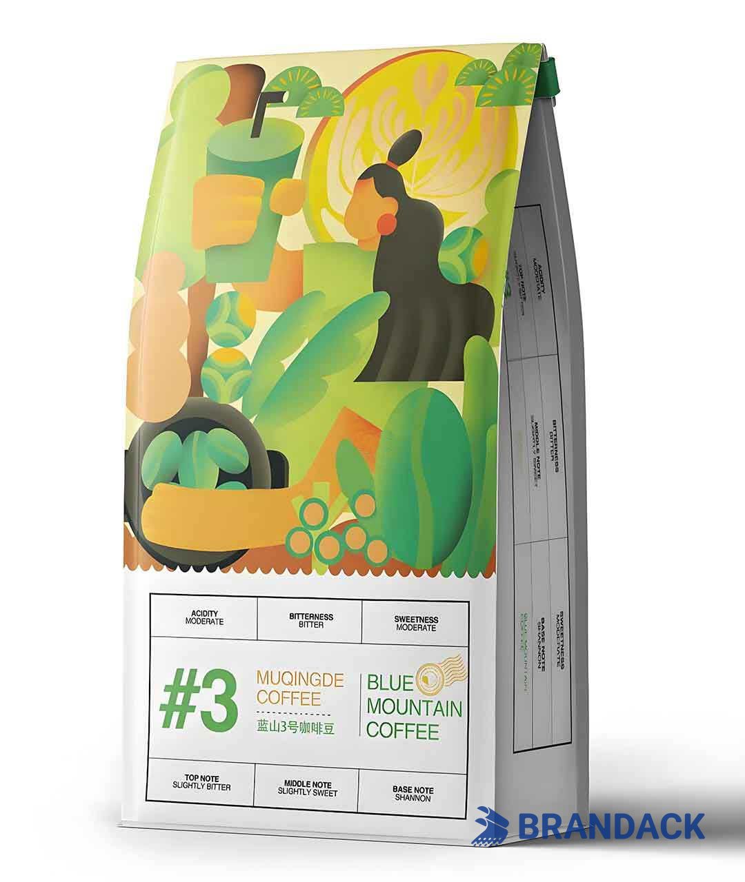 Custom Coffee Sample Pack Box, Single Serve Coffee Individual Packets, Roasted Cafe Packaging Supplies